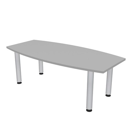 Skutchi Designs 33.5 in W, 59.5 in L, 29 in H, Engineered Wood Top, Light Gray HAR-BOT-34X60-PT-01